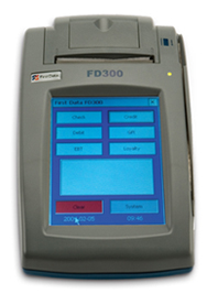 First Data FD-300 FD300 Touch Screen Terminal